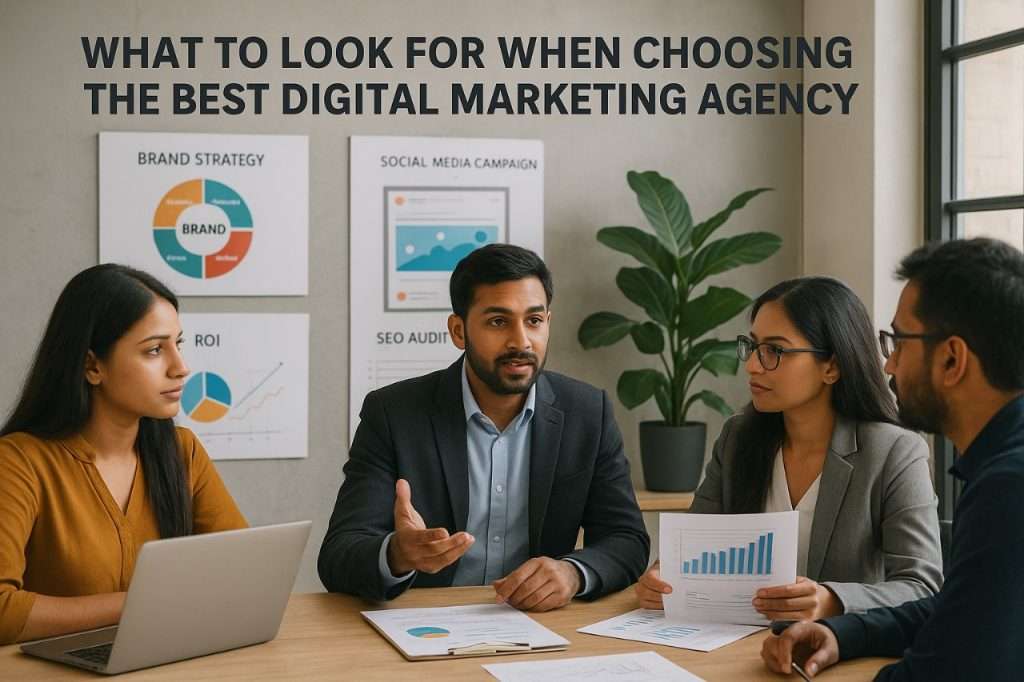 What to Look for When Choosing the Best Digital Marketing Agency