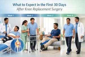 What to Expect in the First 30 Days After Knee Replacement Surgery